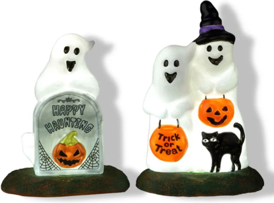 Lemax Happy Halloween Ghosts Set - 2 Stuks - Mix