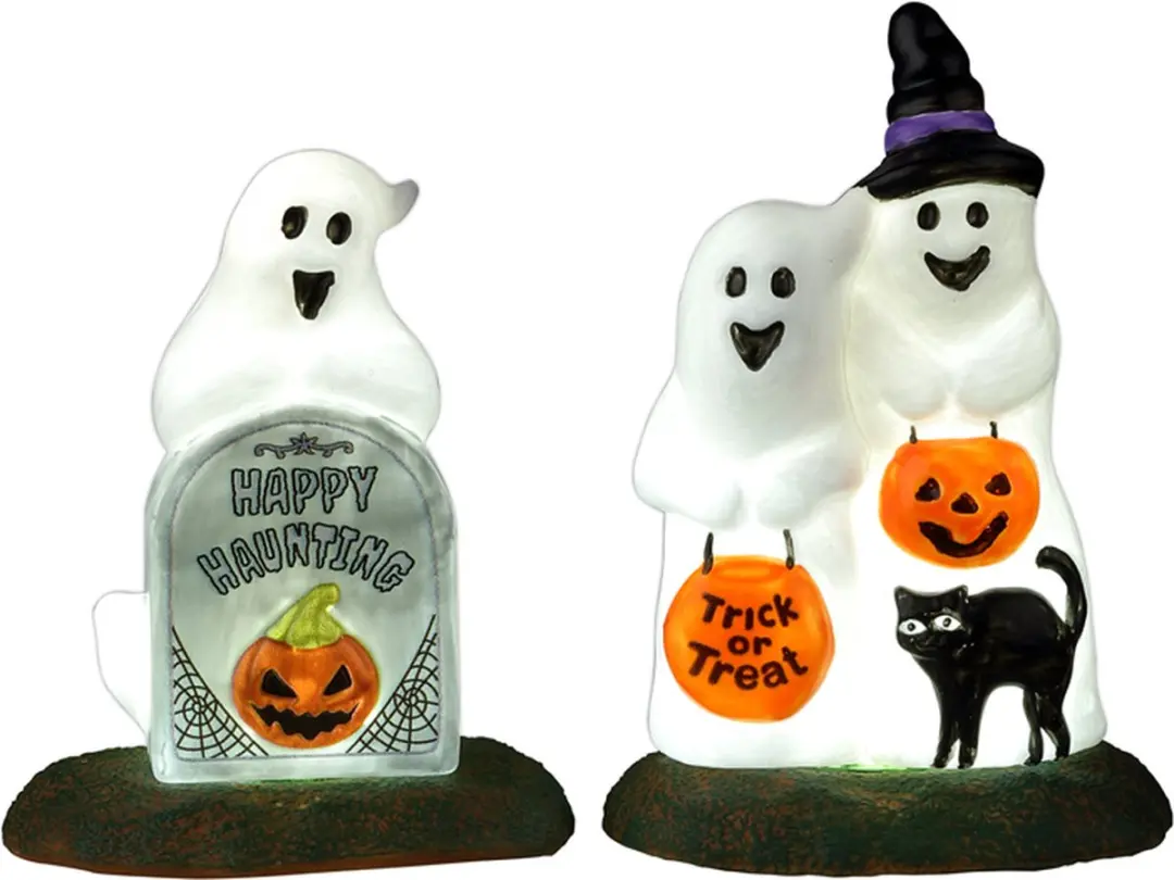 Lemax Happy Halloween Ghosts Set