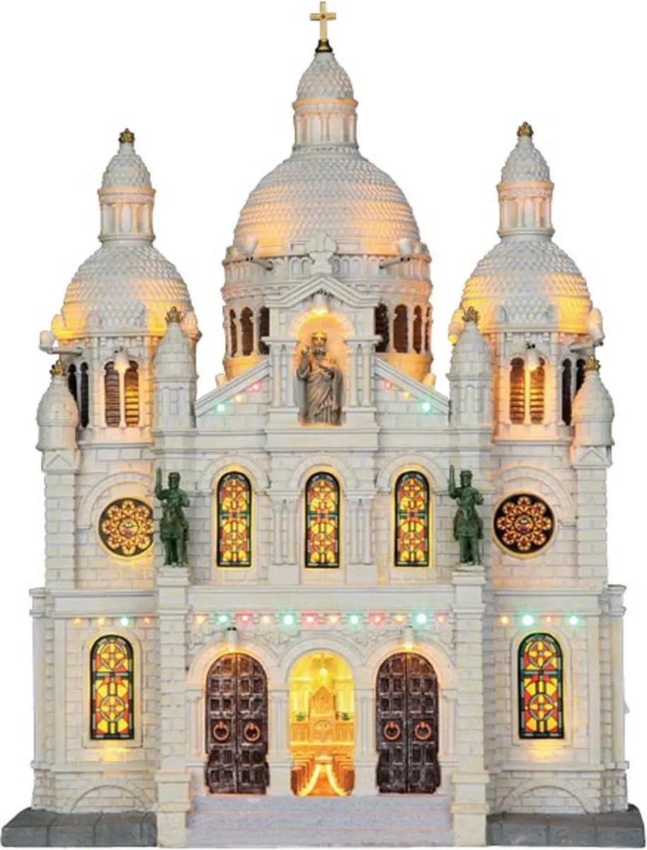 Lemax Europe Cathedral Kersttafereel