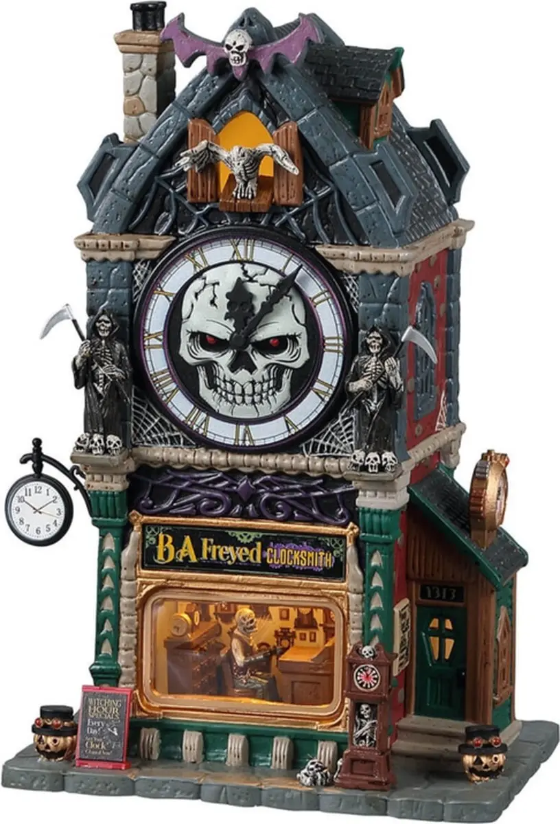 Lemax B.a. Freyed Clocksmith Kersthuisje - afbeelding 4 van 4