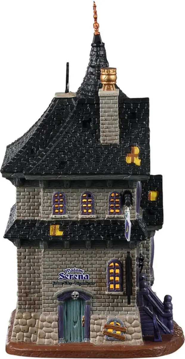 Lemax Spooky Town The Future Looks Dark - Paars/Zwart/Grijs