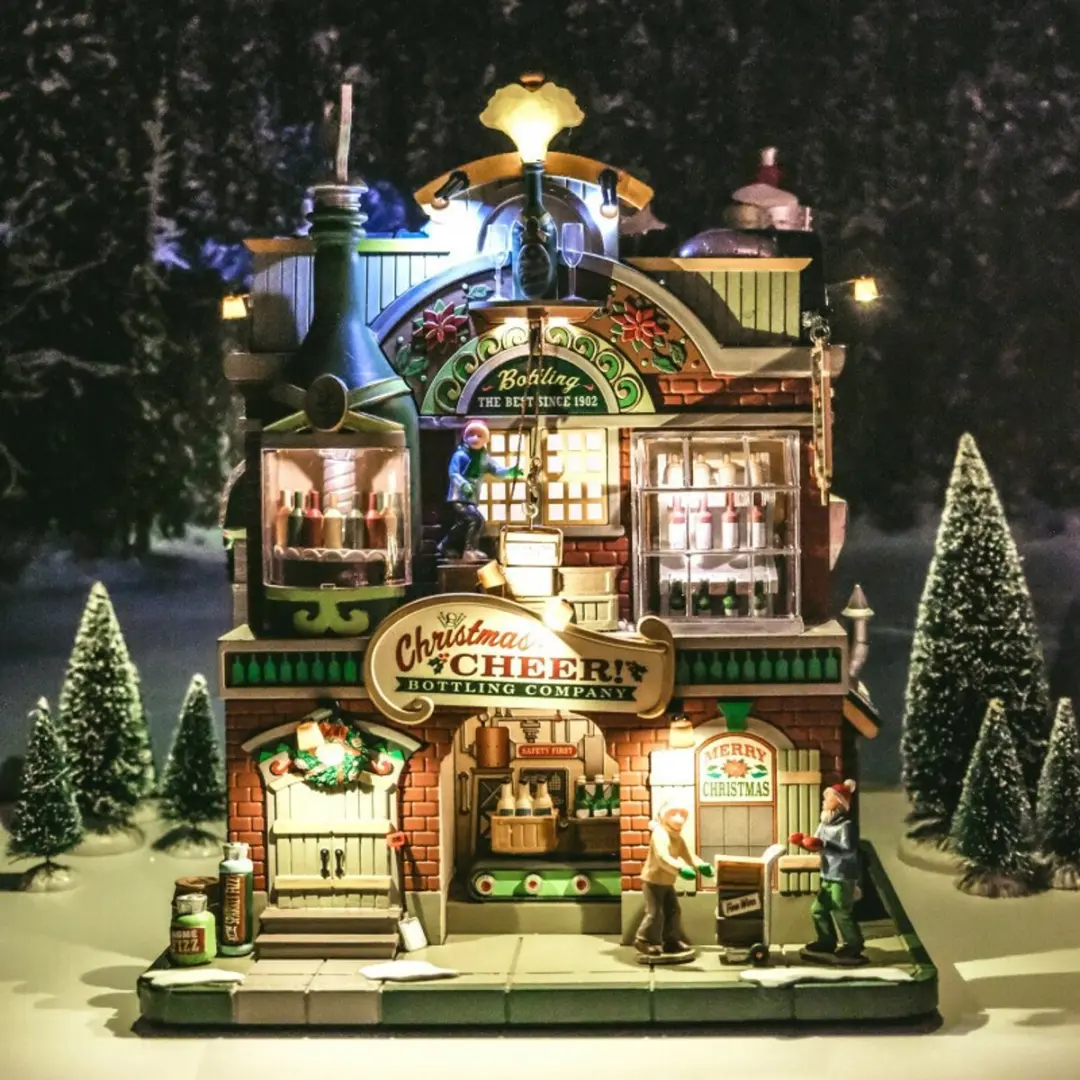 Lemax Christmas Cheer Bottling Company Kersthuisjes & Kerstdorpen - 4.5V