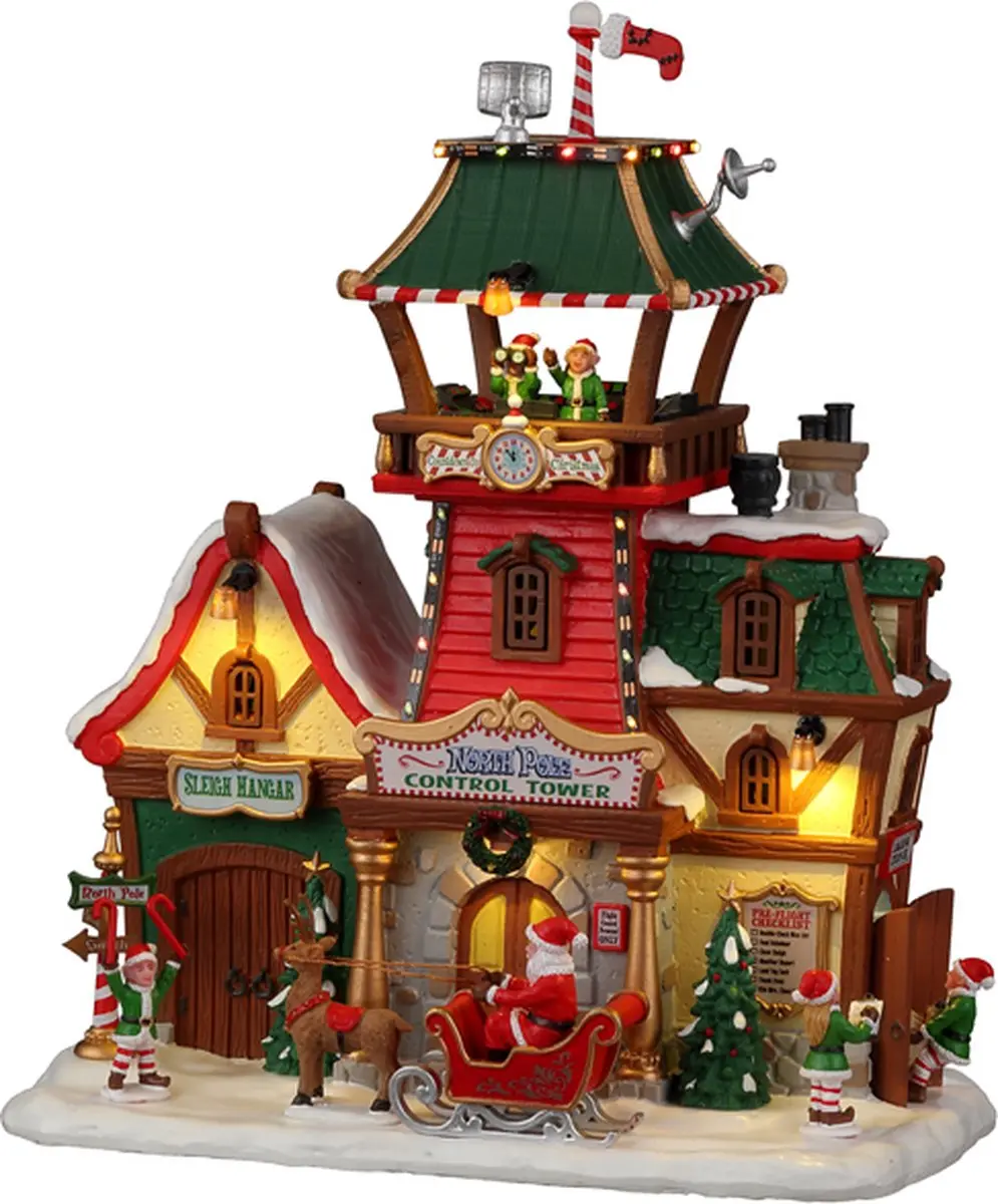 Lemax North Pole Control Tower