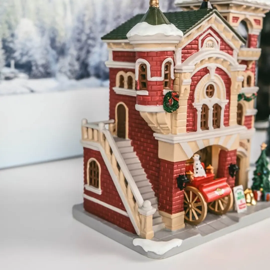 Lemax Union Fire Co. Kersthuisjes & Kerstdorpen