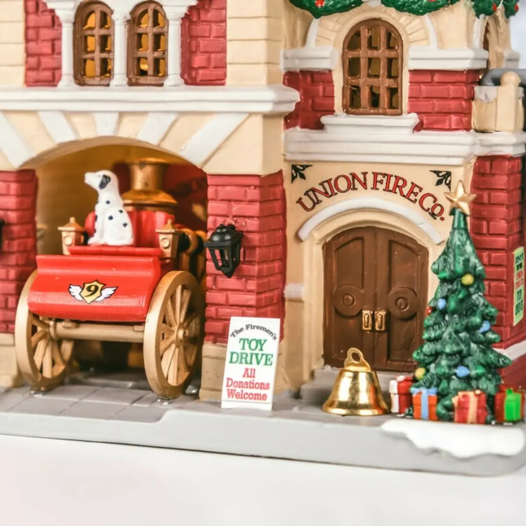 Lemax Union Fire Co. Kersthuisjes & Kerstdorpen - Multicolor - afbeelding 6 van 6