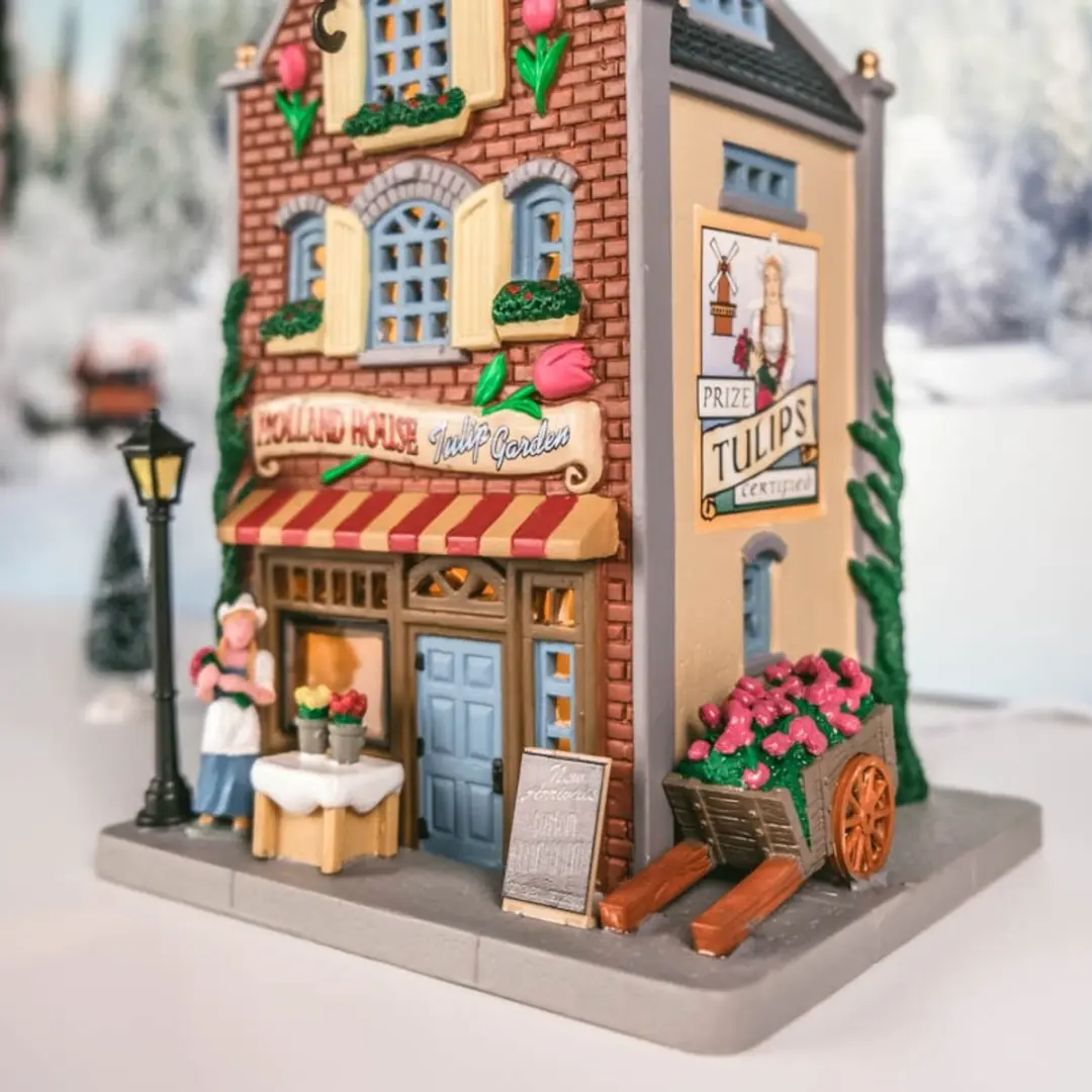 Lemax Holland House Tulip Garden Kersthuisjes & Kerstdorp - Mehrfarbig