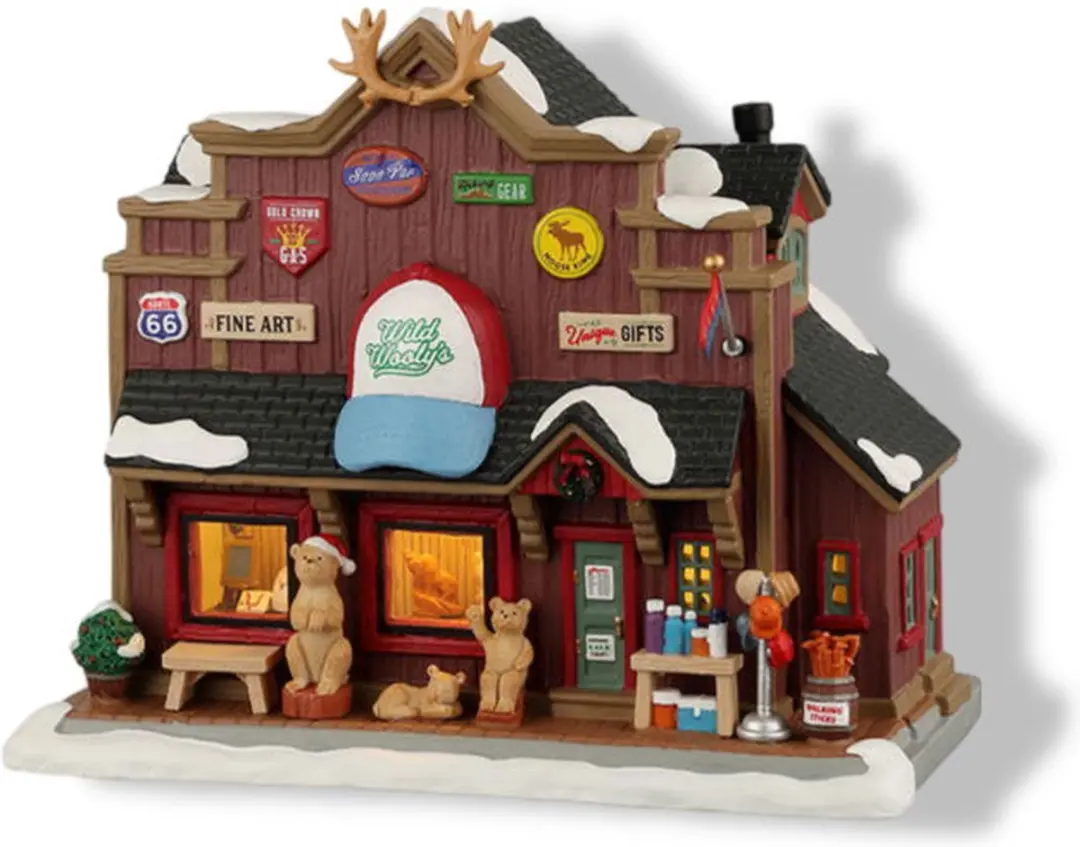 Lemax Wild Wooly's Gift Shop Kersthuisje - Mehrfarbig