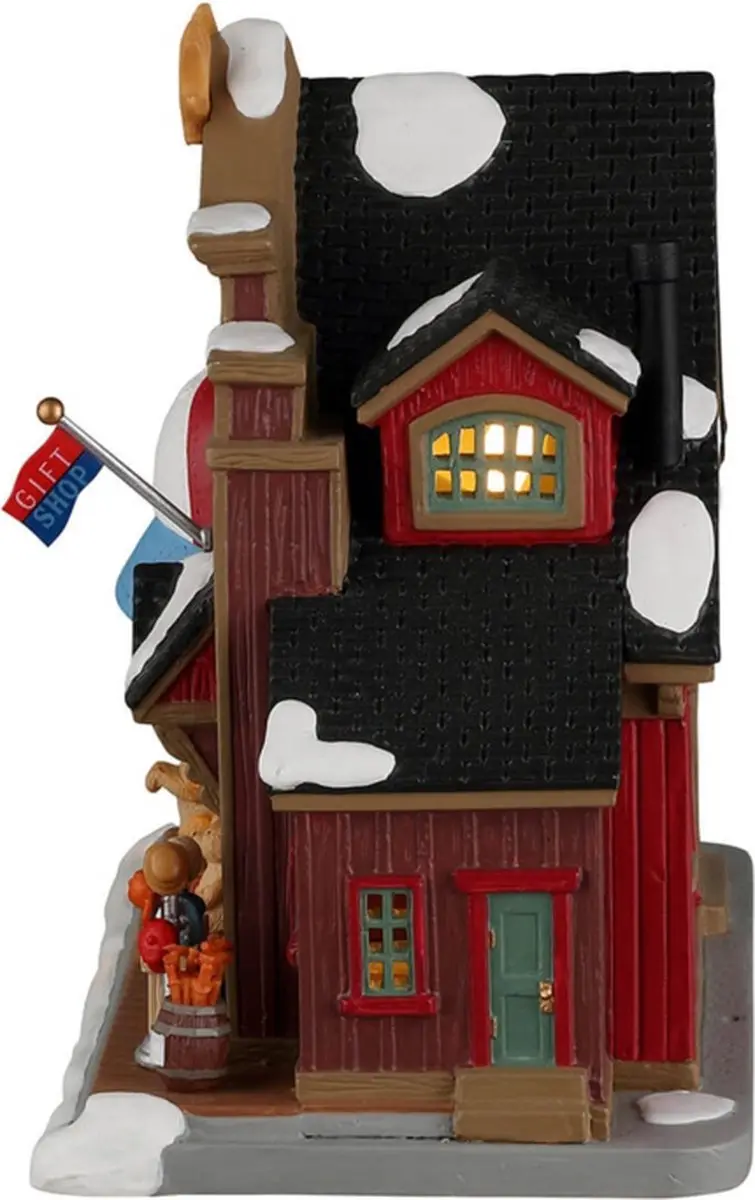 Lemax Wild Wooly's Gift Shop Kersthuisje - Mehrfarbig - afbeelding 6 van 6