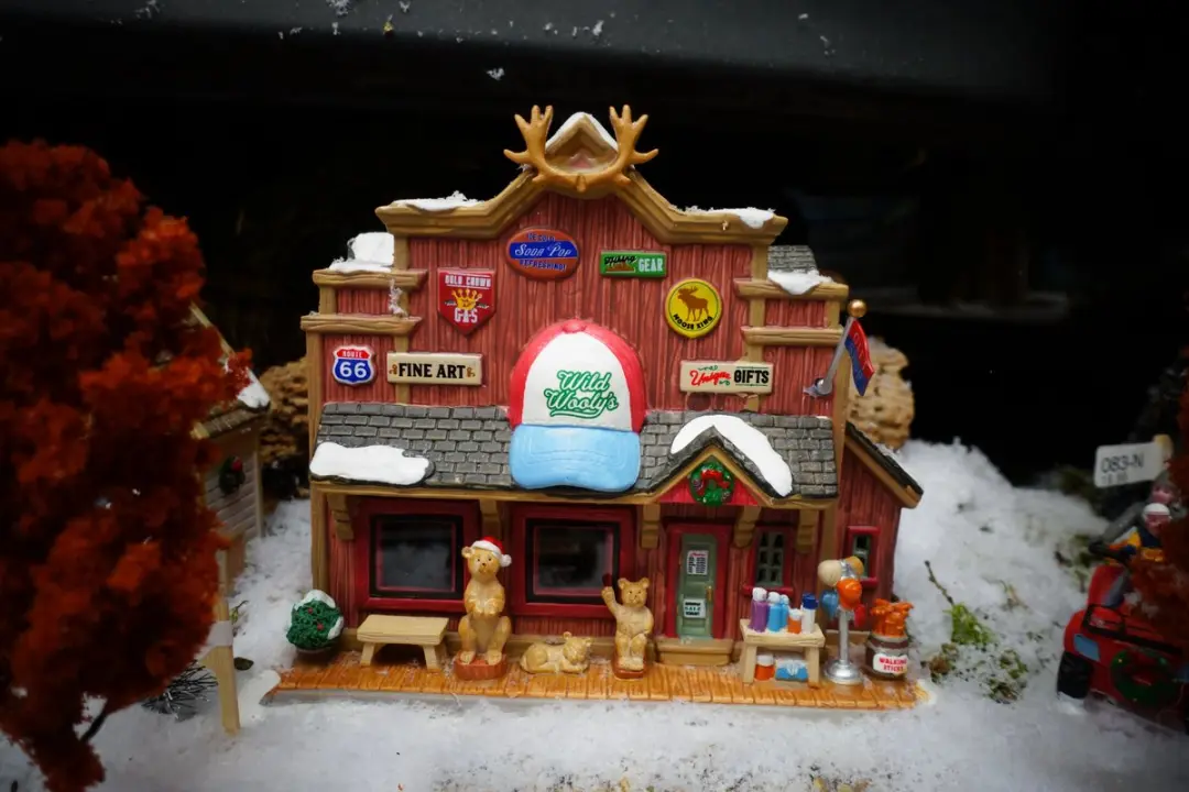 Lemax Wild Wooly's Gift Shop Kersthuisje - Mehrfarbig