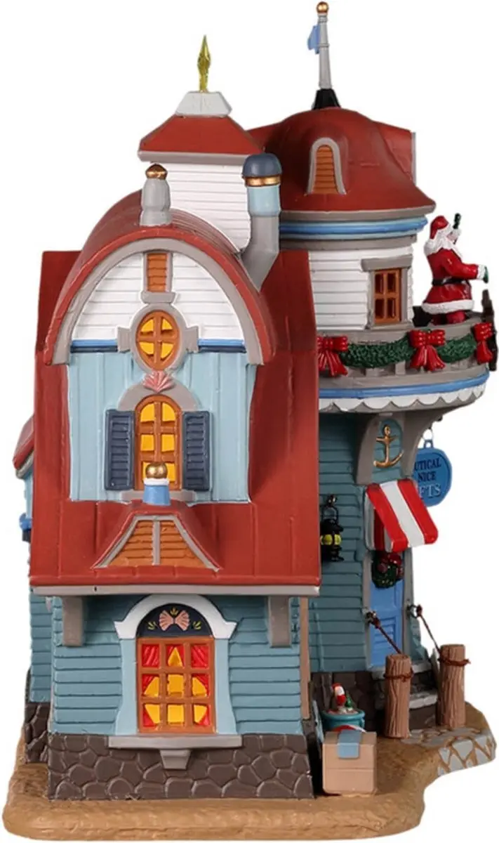 Lemax Seaside Santa Xmas Shoppe Kersthuisjes & Kerstdorpen - Mix - afbeelding 6 van 6