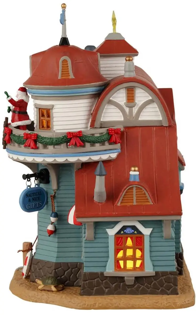 Lemax Seaside Santa Xmas Shoppe Kersthuisjes & Kerstdorpen - Mix