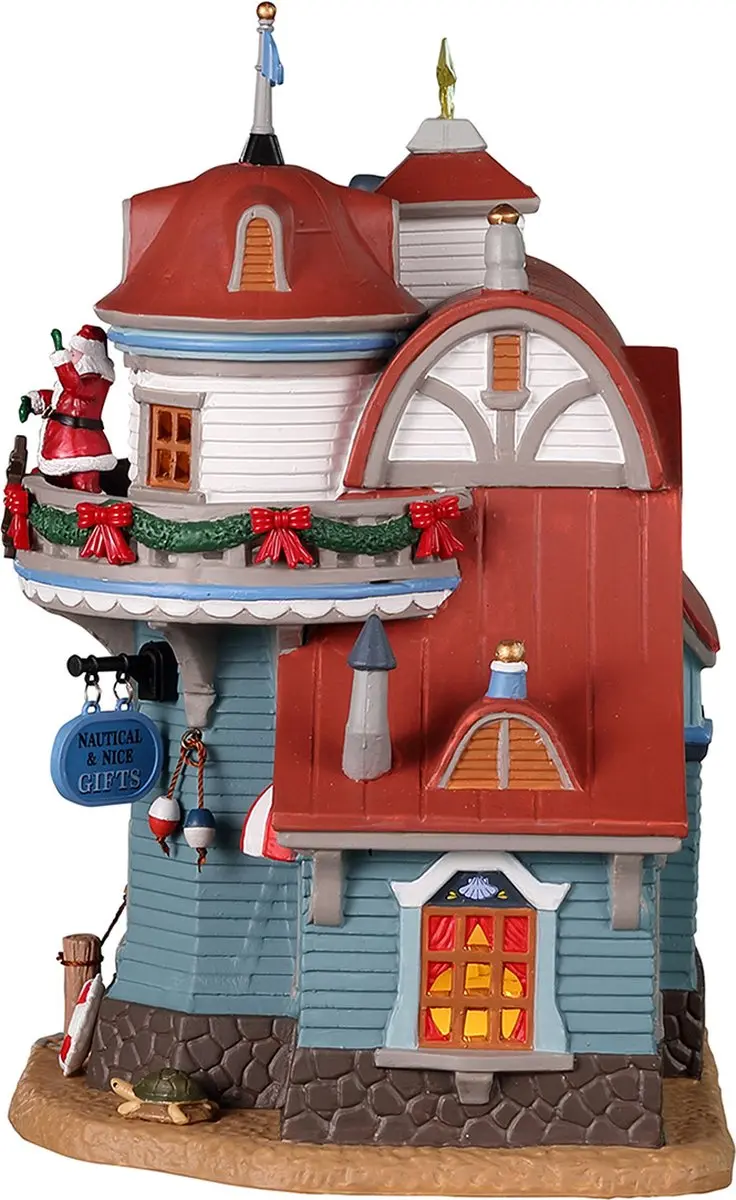 Lemax Seaside Santa Xmas Shoppe Kersthuisjes & Kerstdorpen - Mix