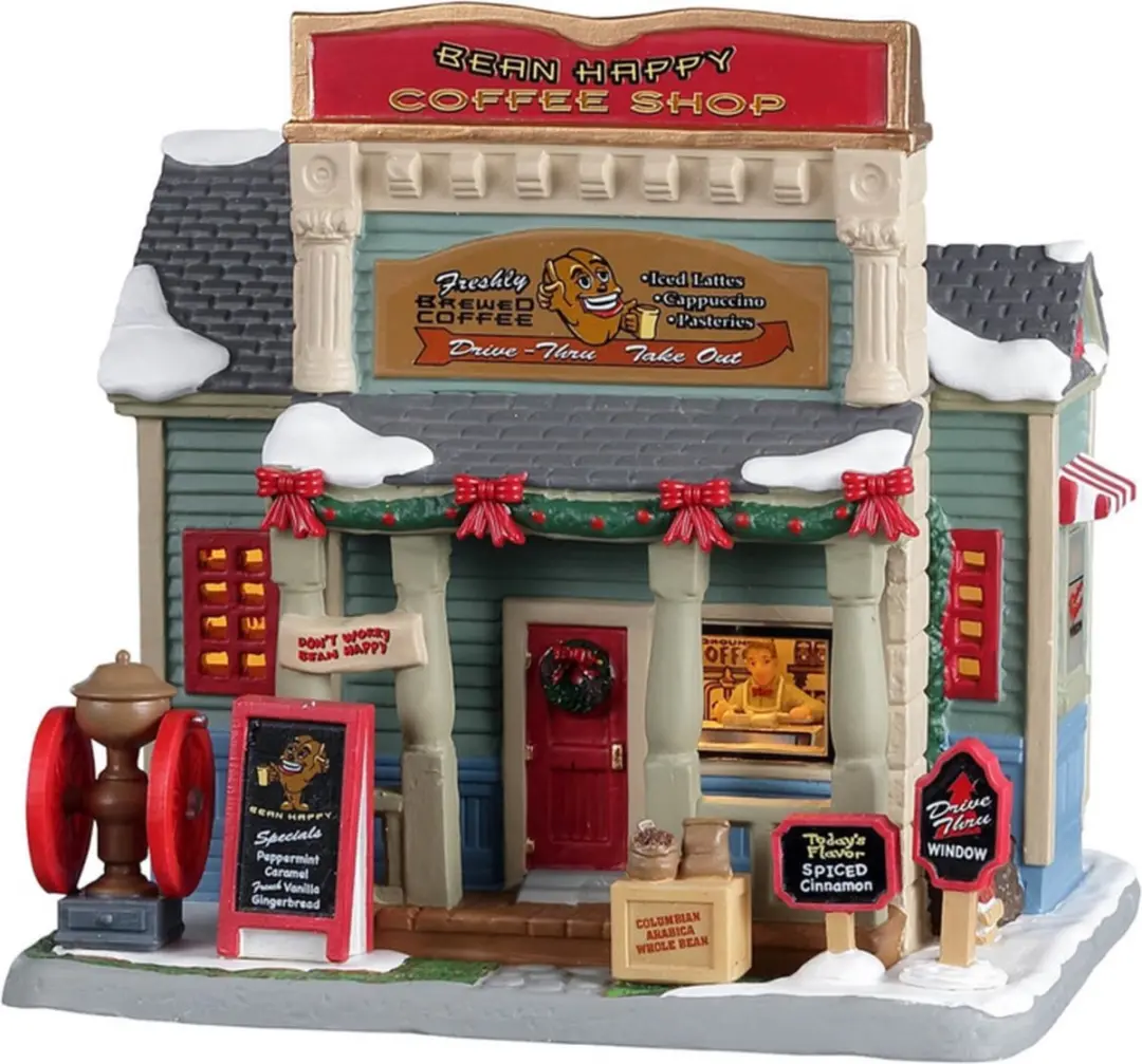Lemax Bean Happy Coffee Shop Kersthuisjes & Kerstdorpen