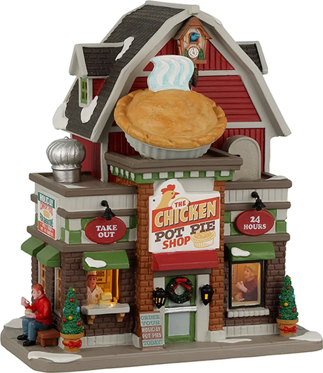 Lemax The Chicken Pot Pie Shop Kersthuisje