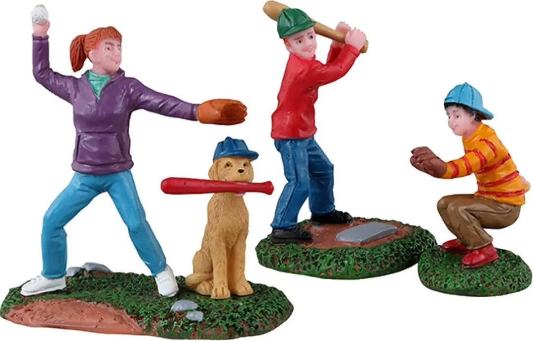 Lemax Baseball Practice Set