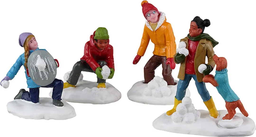 Lemax Snowball Battles Set