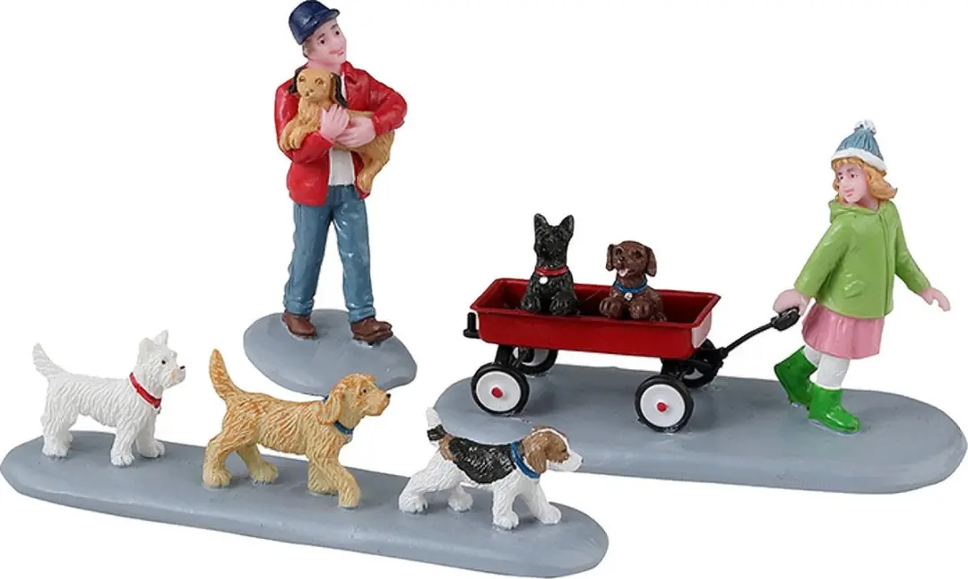 Lemax Puppy Parade Set
