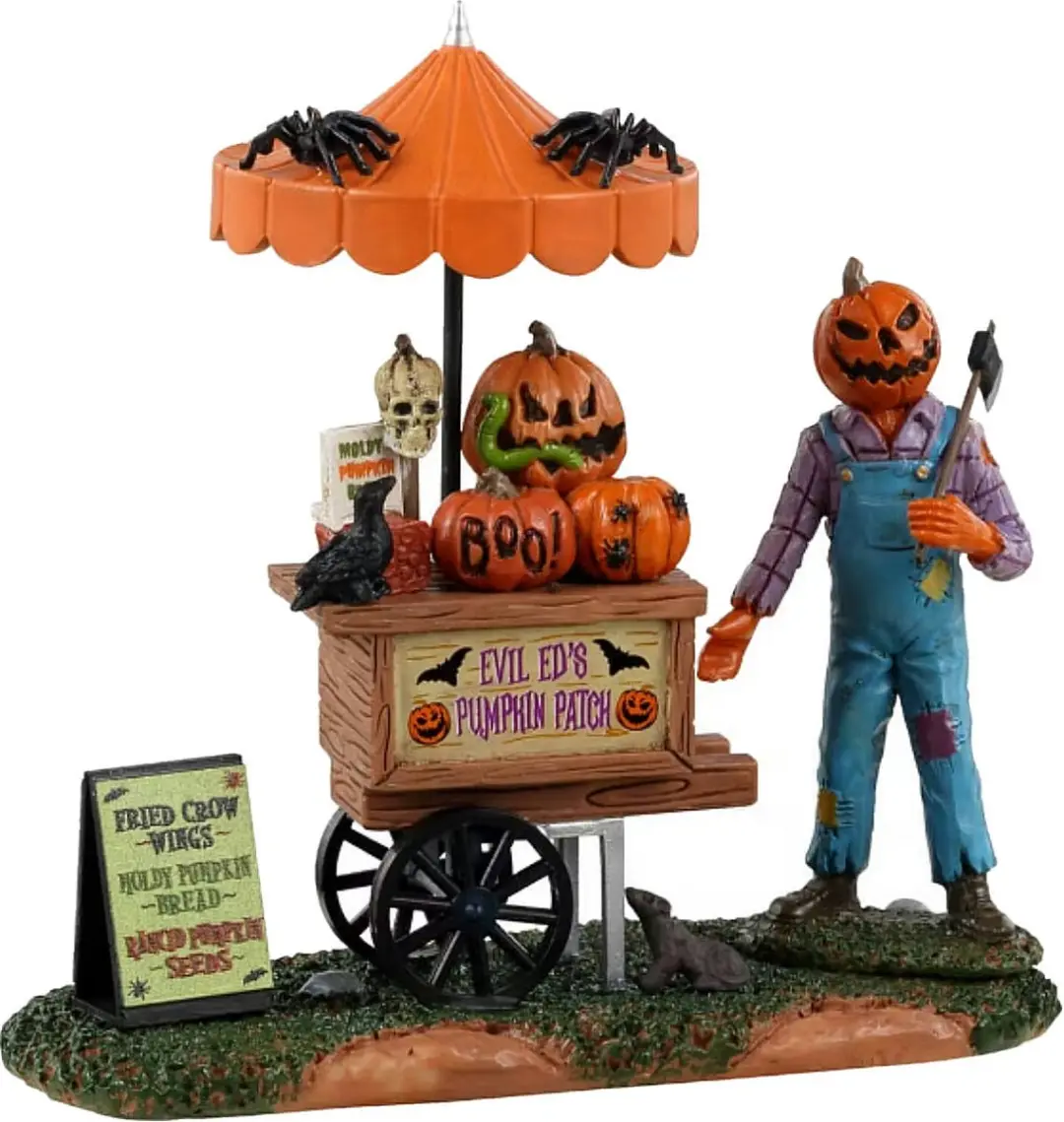 Lemax Spooky Town Pumpkin Patch Vendor
