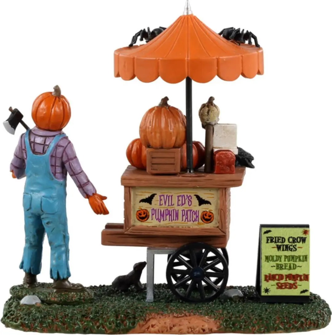 Lemax Spooky Town Pumpkin Patch Vendor - Mix