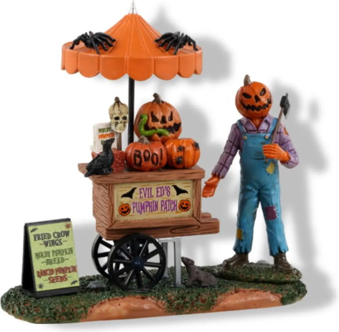 Lemax Spooky Town Pumpkin Patch Vendor - Mix