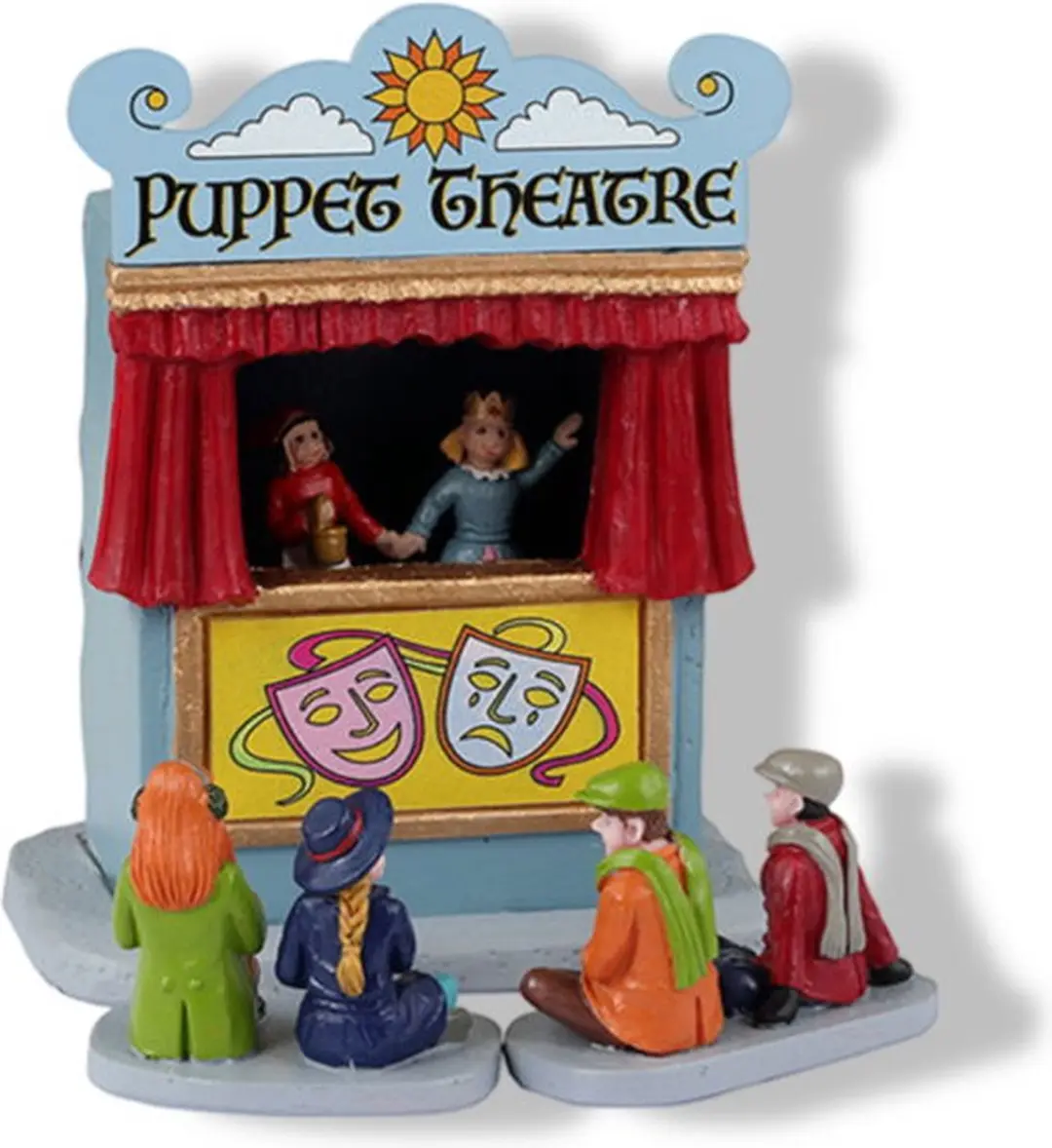 Lemax Poppenkast Set - 3 Stuks - Multicolor