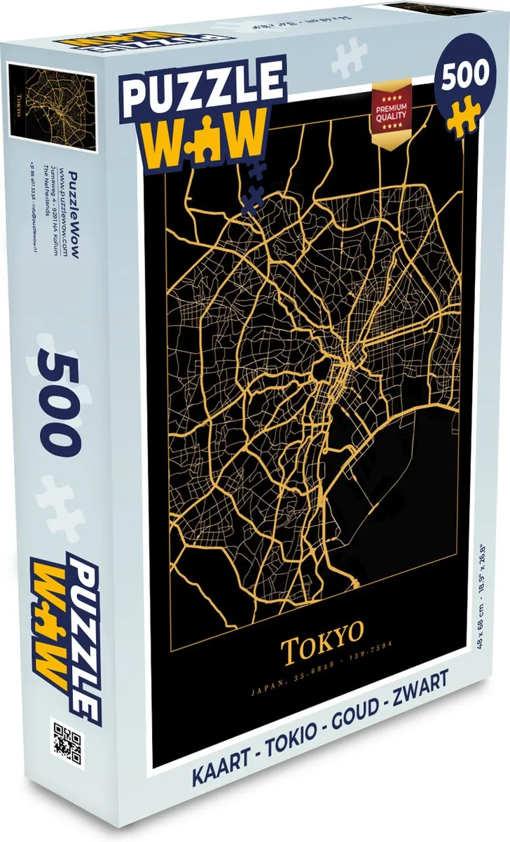 PuzzleWow Tokio Legpuzzel 500 Stuks