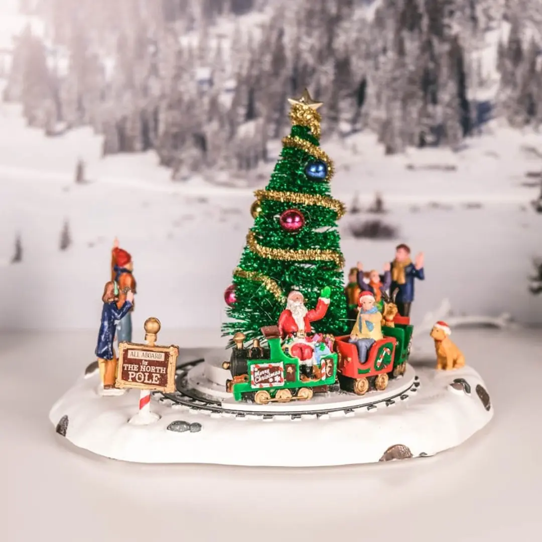 Lemax Santa's Kiddie Train Attractie - Exclusief adapter