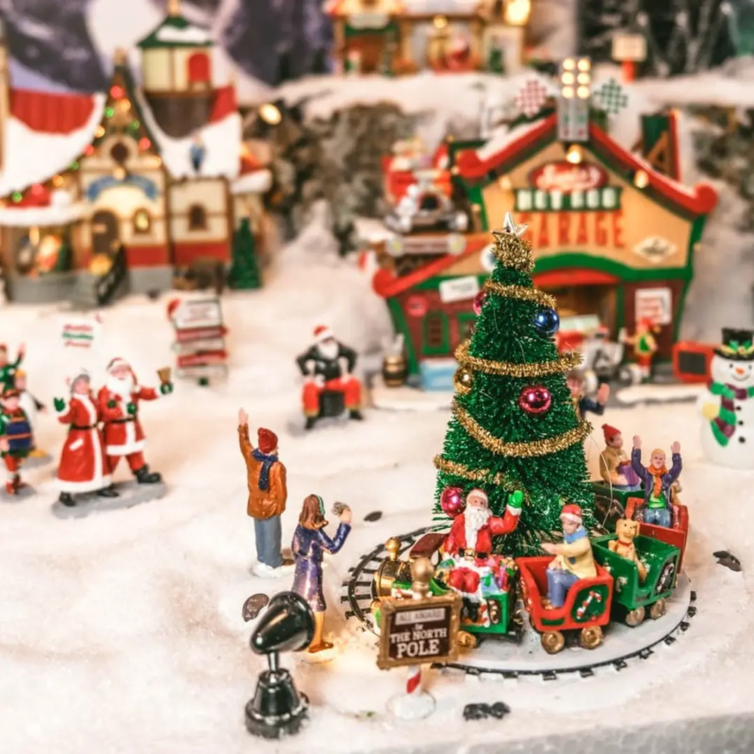 Lemax Santa's Kiddie Train Attractie - Exclusief adapter