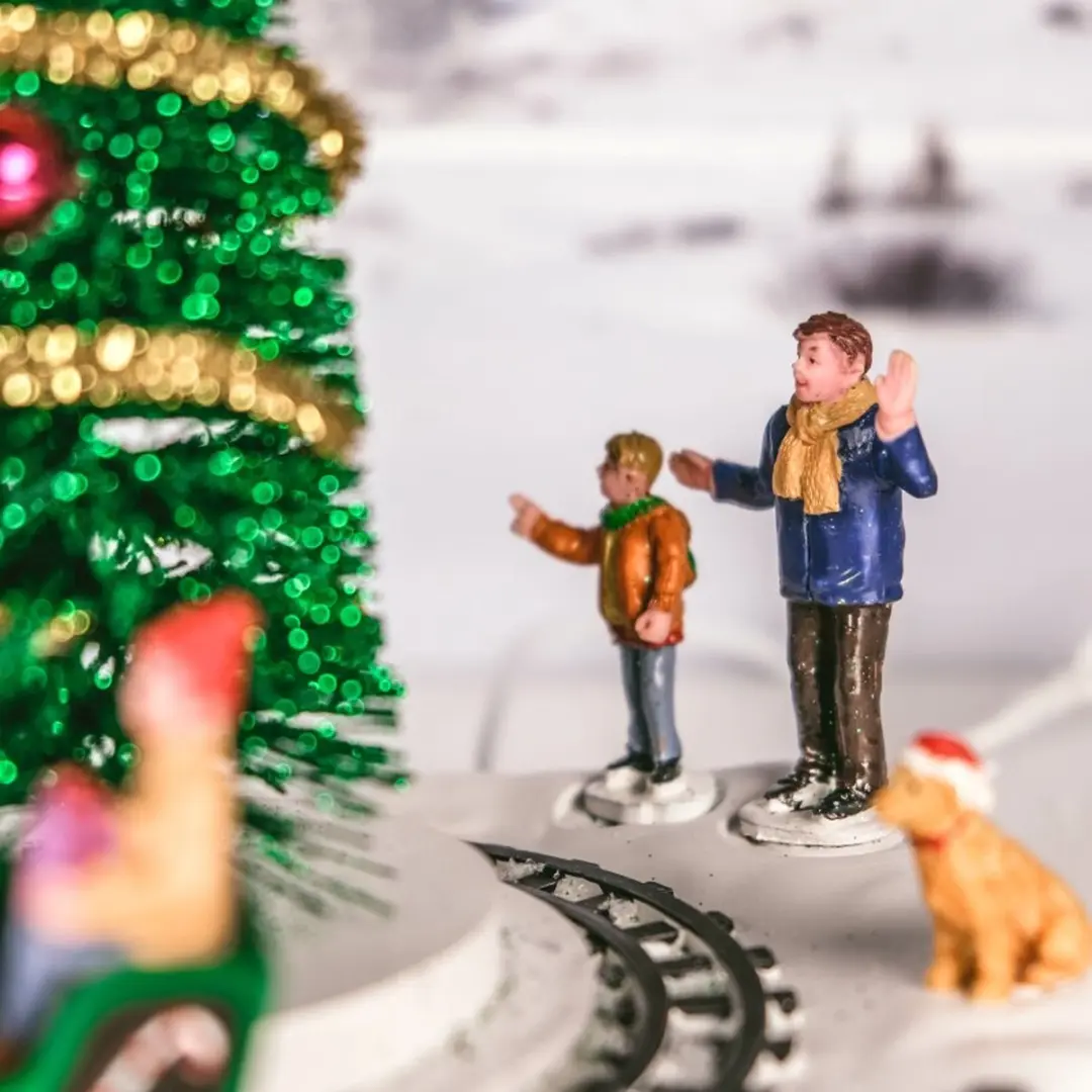 Lemax Santa's Kiddie Train Attractie - Exclusief adapter