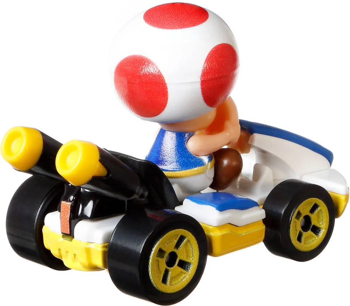 Hot Wheels Mario Kart Toad Junior 1:64 Die-cast GBG25 - Rood/Wit