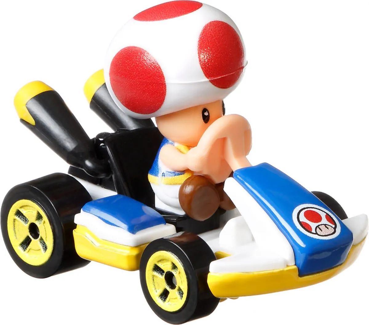 Hot Wheels Mario Kart Toad Junior 1:64 Die-cast GBG25 - Rood/Wit
