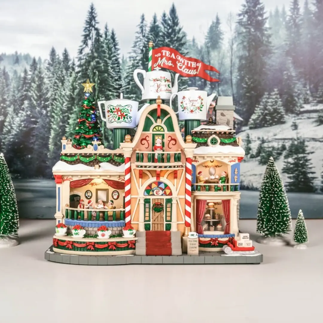 Lemax Tea with Mrs Claus