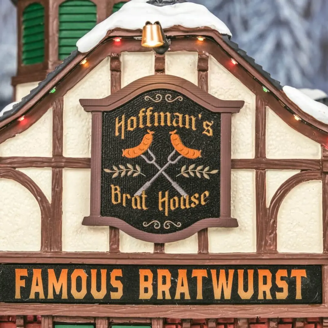 Lemax Hoffman's Brat House Verlicht Gebouw - Rookeffect - Meerkleurig