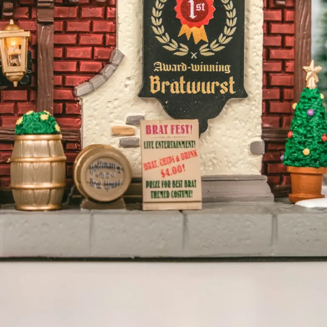 Lemax Hoffman's Brat House Verlicht Gebouw - Rookeffect - Meerkleurig - afbeelding 6 van 6