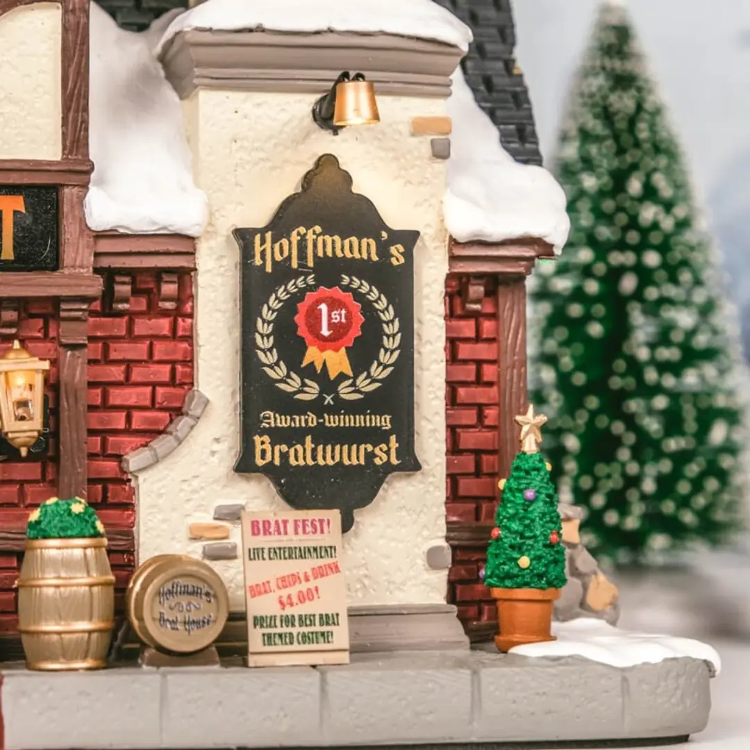 Lemax Hoffman's Brat House Verlicht Gebouw - Rookeffect - Meerkleurig