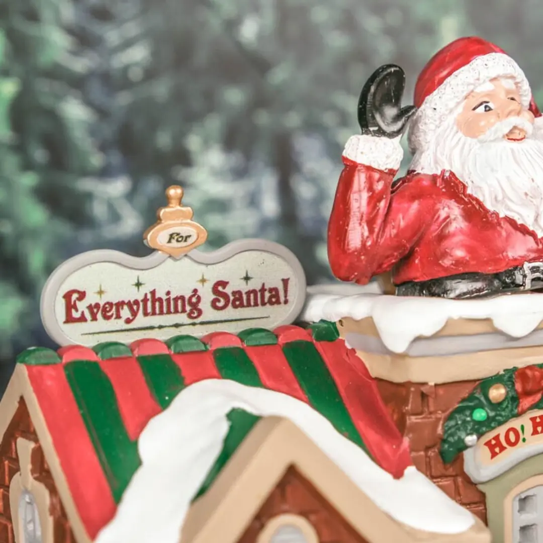Lemax The Santa Shop Verlicht Gebouw - Meerkleurig - afbeelding 6 van 6