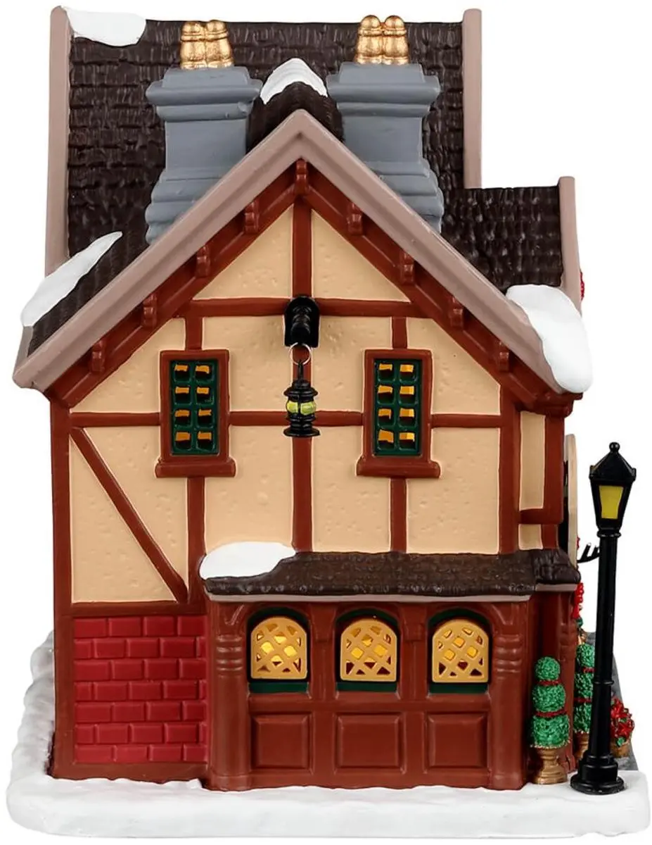 Lemax The 3 Crowns Inn Verlicht Gebouw - Meerkleurig