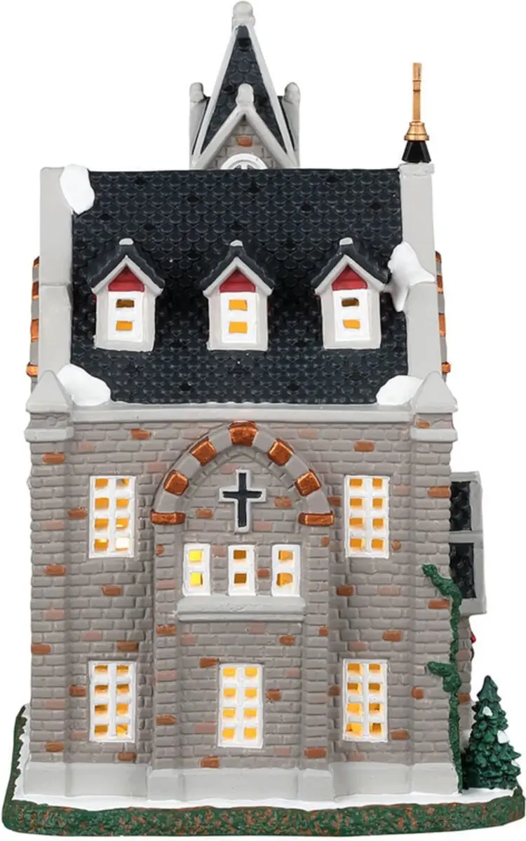 Lemax St. Luke's Church Verlicht Gebouw - 1 Stuks - Meerkleurig