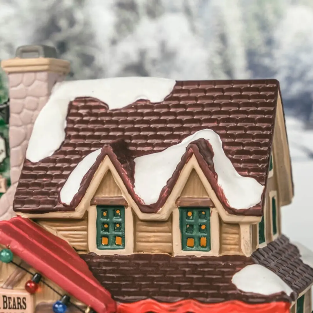 Lemax Three Black Bears Bar & Grill - 1 Stuks - Meerkleurig