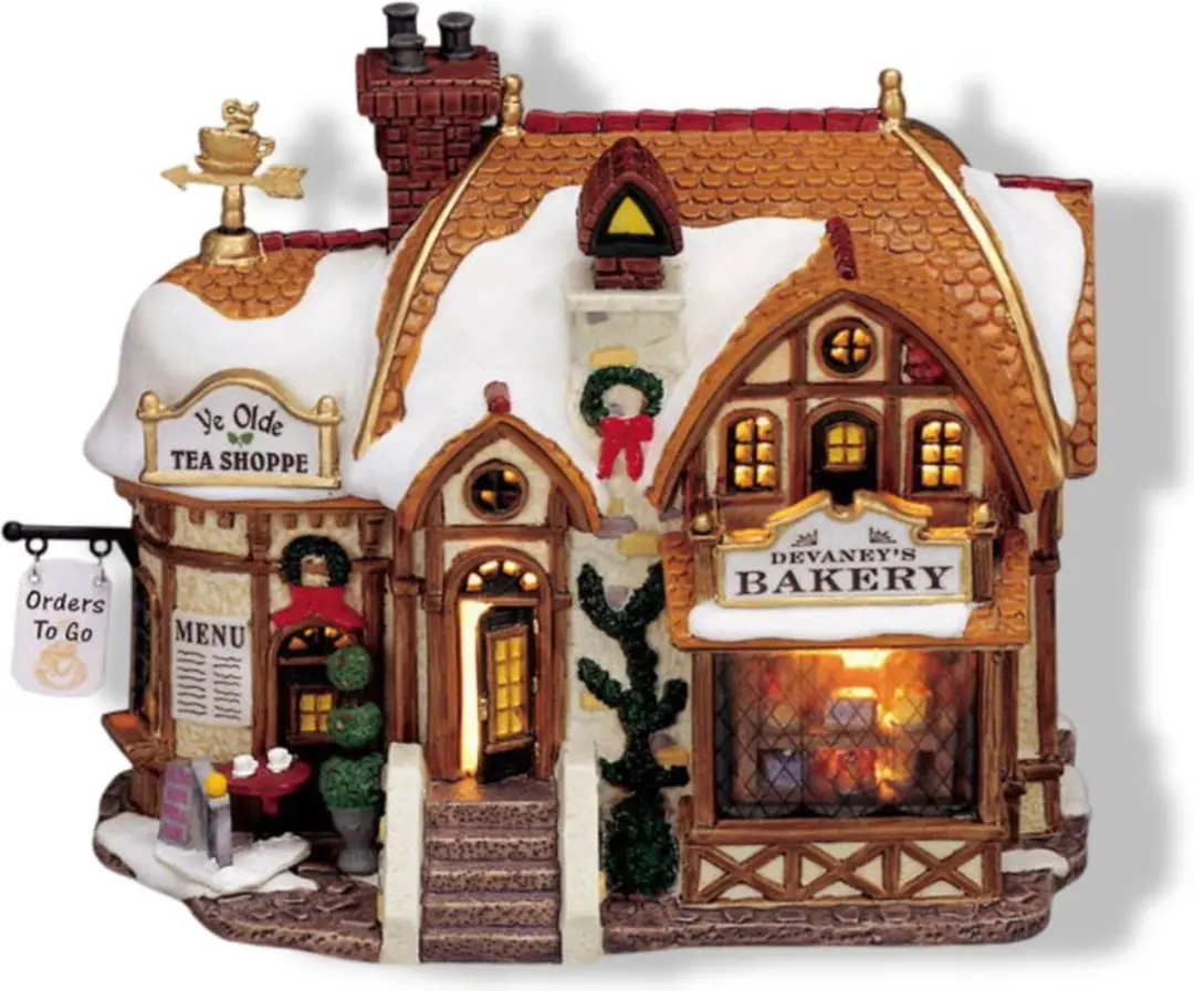 Lemax Devaney's Bakery Verlicht Gebouw - Neutral