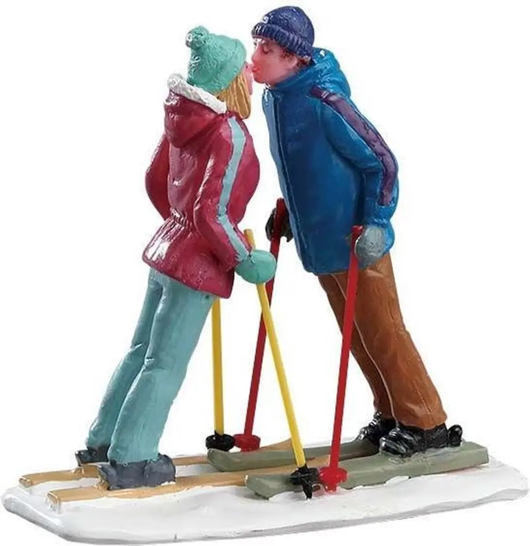 Lemax First Ski Date Figuur