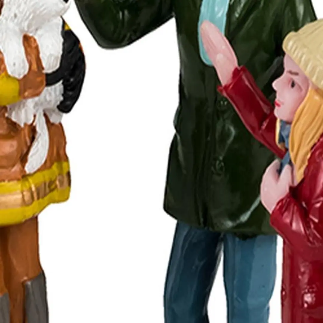 Lemax Fireman To The Rescue Set - 3 Stuks