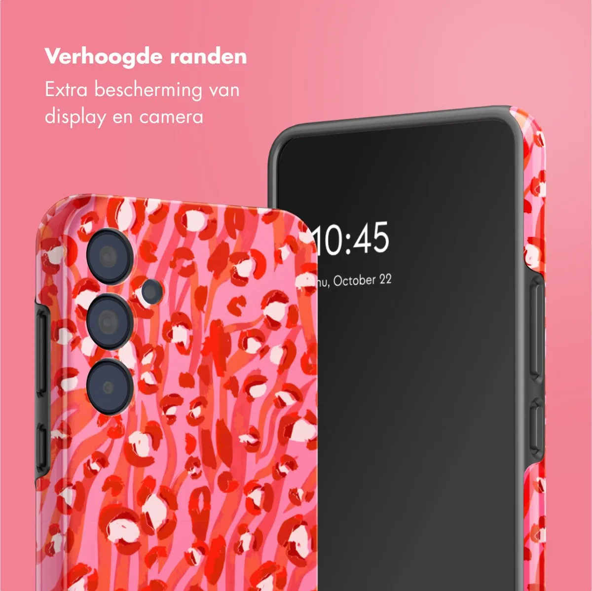 Selencia Hoesje Samsung Galaxy A35 - Wild Spots Lipstick