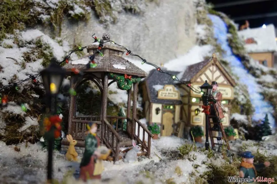 Lemax Kerstdorp Winter Gazebo - Neutraal