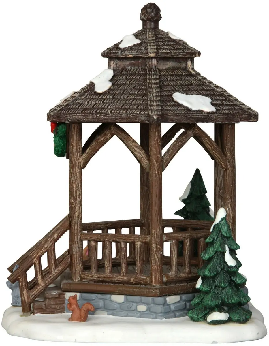 Lemax Kerstdorp Winter Gazebo - Neutraal