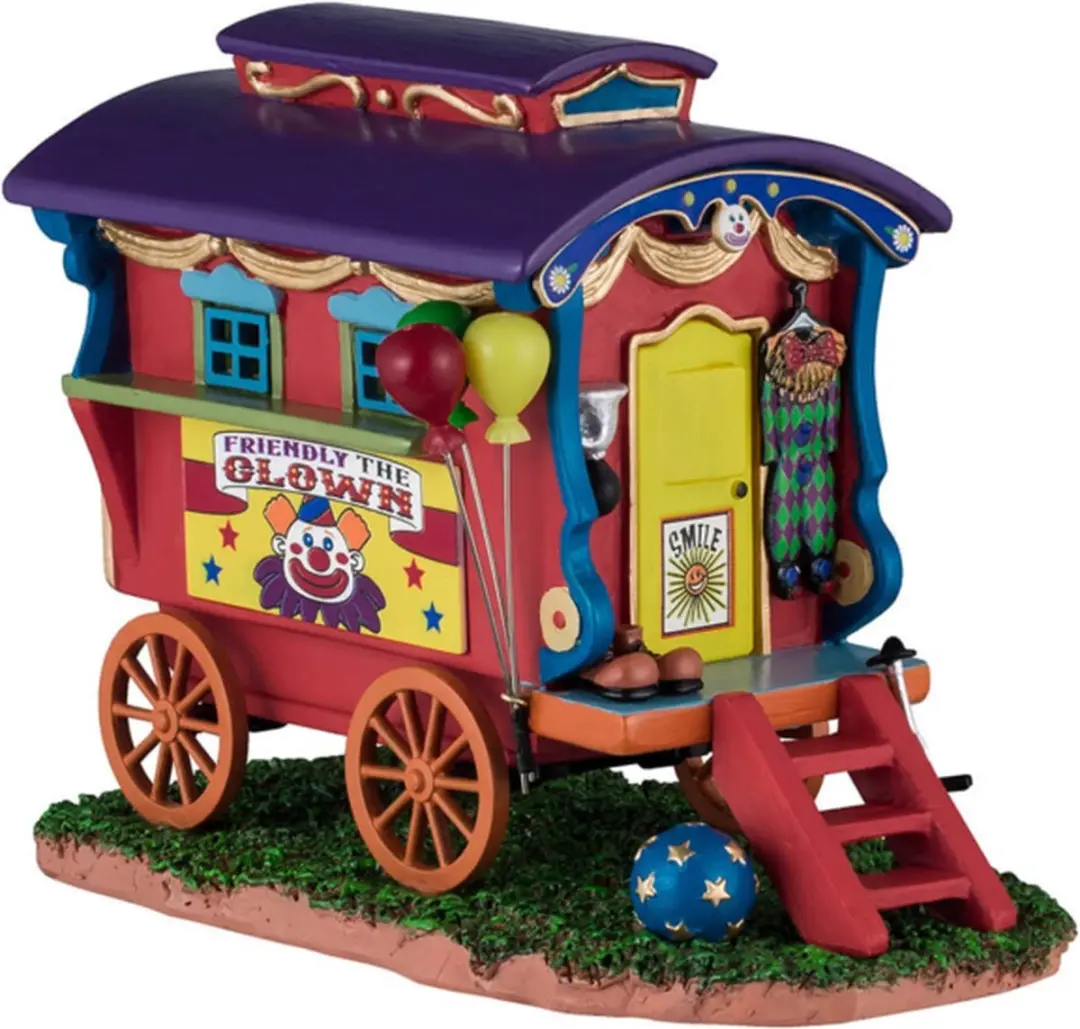 Lemax Friendly The Clown Caravan