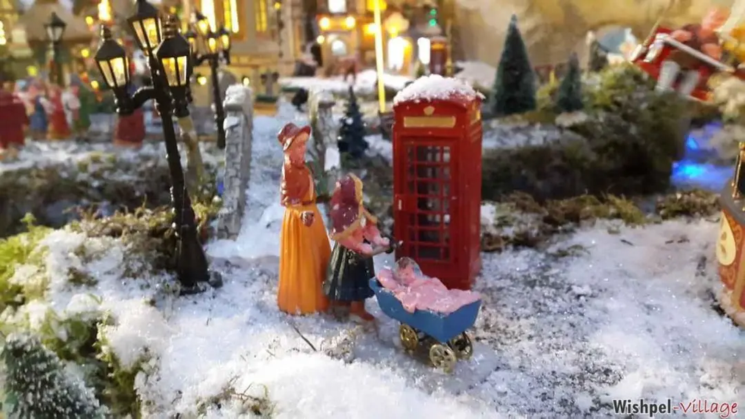 Lemax Kerstdorp Telefooncel - Meerkleurig