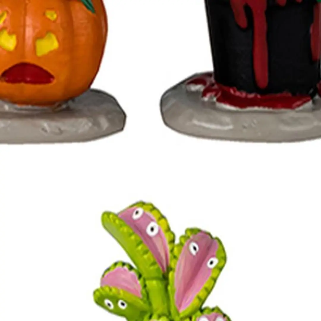 Lemax Spooky Town Hungry Houseplant Horror - Set van 5