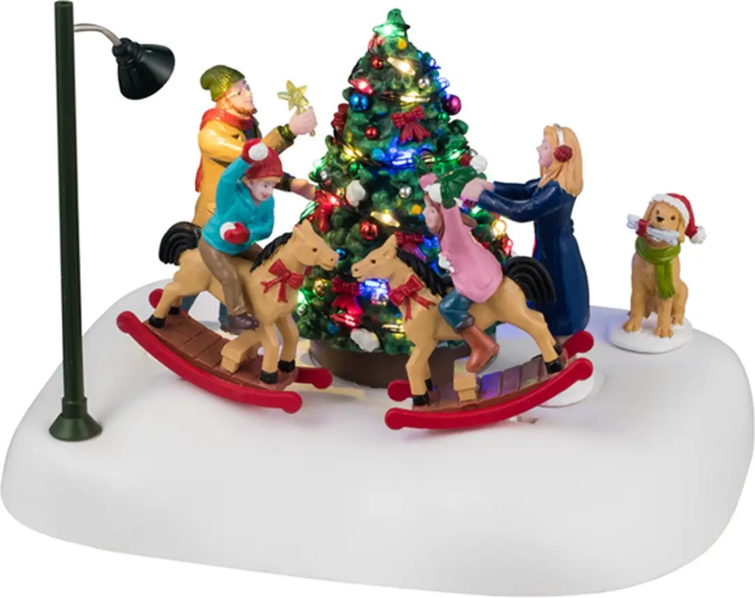 Lemax Rockin' Around The Christmas Tree Verlicht Tafelstuk