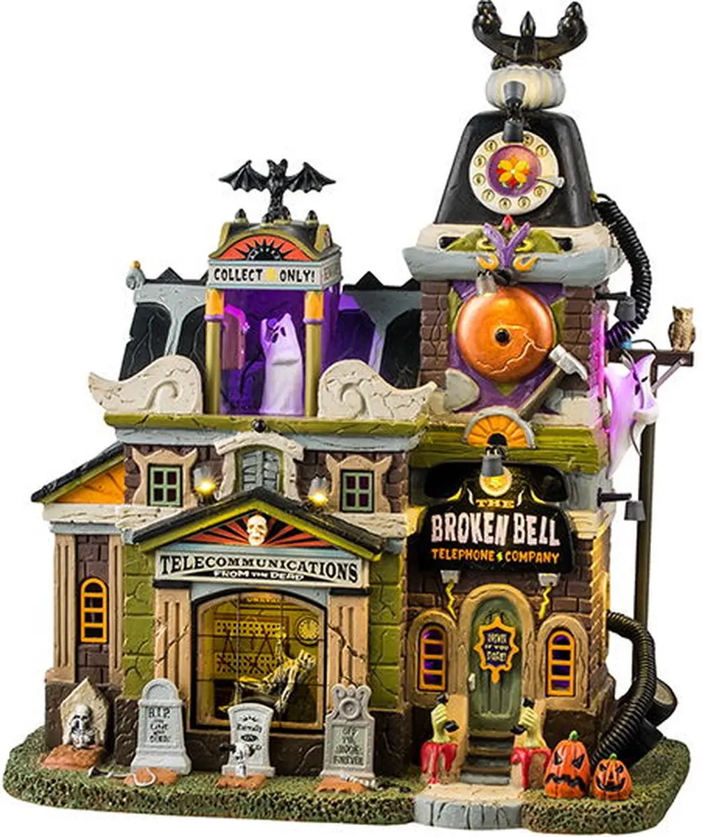 Lemax Spooky-Town Broken Bell Telephone Co. - afbeelding 6 van 6